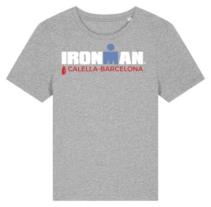 Maglietta a maniche corte grigia Ironman Barcelona Uomo