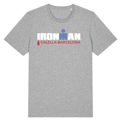 Ironman Barcelona Short Sleeve T-Shirt Grau Herren