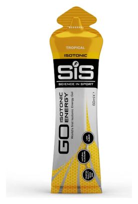 SIS Go Isotonic Energy Gels - Tropical - 6 x 60 ml