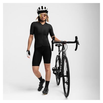 Maillot vélo ultraléger femme Cyclisme SRX Lysá Noir