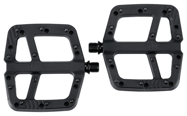 Pedales planos BBB Decoder 22 pines Negro