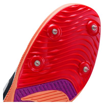 Zapatillas Nike Zoom Rival Distance Blanco/Rojo/Morado Unisex