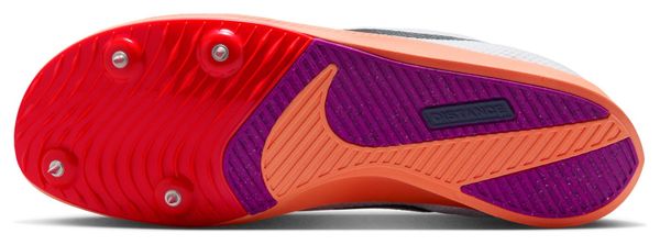 Zapatillas Nike Zoom Rival Distance Blanco/Rojo/Morado Unisex