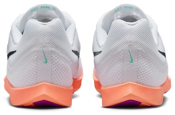 Zapatillas Nike Zoom Rival Distance Blanco/Rojo/Morado Unisex