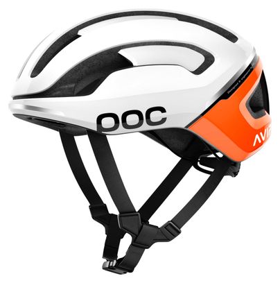 Poc Omne Air Spin Helmet Zink Naranja AVIP Blanco