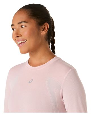 Maglia a maniche lunghe Asics Road Seamless rosa da donna