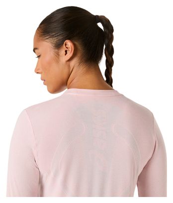 Maglia a maniche lunghe Asics Road Seamless rosa da donna