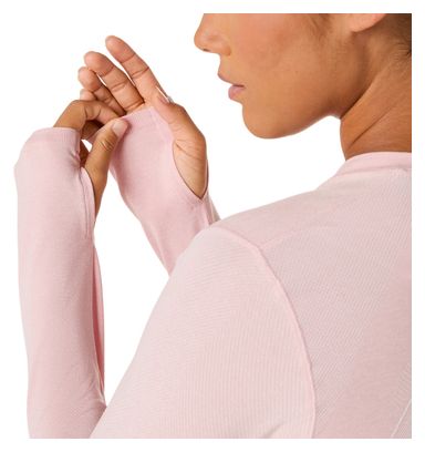 Maglia a maniche lunghe Asics Road Seamless rosa da donna