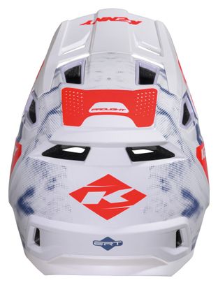 Casco integrale Kenny Prolight Graphic Blood Bianco/Blu