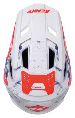 Casco integrale Kenny Prolight Graphic Blood Bianco/Blu