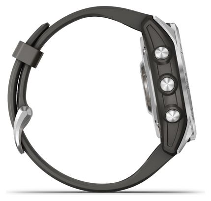 Garmin Fenix 7S Sportuhr Silber / Dunkelgrau