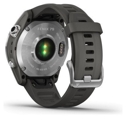 Orologio sportivo Garmin Fenix 7S argento / grigio scuro