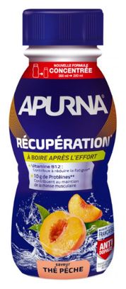 APURNA Boisson de Récupération Thé Pêche Bouteille 200ml