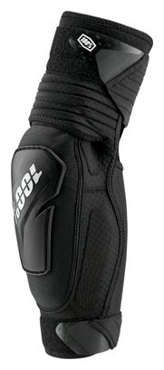 100% Fortis Black elbow pads