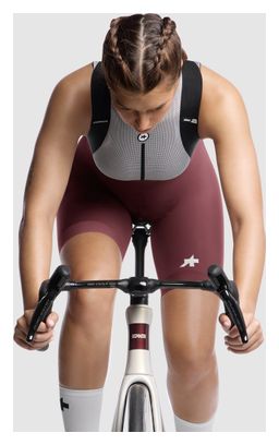 Pantaloncini corti con bretelle Assos Uma GT S11 Bordeaux Donna