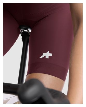 Pantaloncini corti con bretelle Assos Uma GT S11 Bordeaux Donna