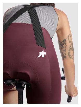 Pantaloncini corti con bretelle Assos Uma GT S11 Bordeaux Donna