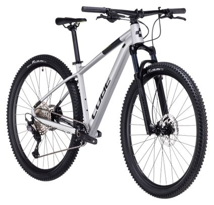 Cube Attention SLX Hardtail MTB Shimano Deore/XT 12S 27.5'' Silver Grey 2023
