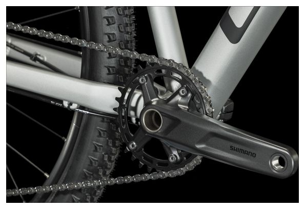 Cube Attention SLX Hardtail MTB Shimano Deore/XT 12S 27.5'' Silver Grey 2023
