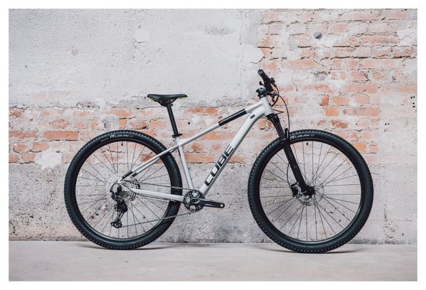 Cube Attention SLX Hardtail MTB Shimano Deore/XT 12S 27.5'' Silver Grey 2023
