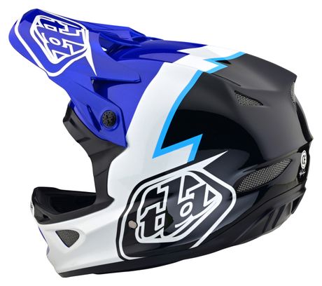 Troy Lee Designs D3 Fiberlite Full Face Helmet Blue/Black/White