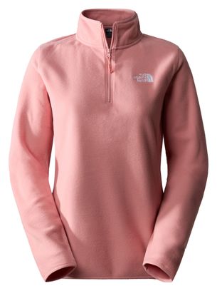 The North Face 100 Glacier 1/4 Zip Rose Damen Fleece