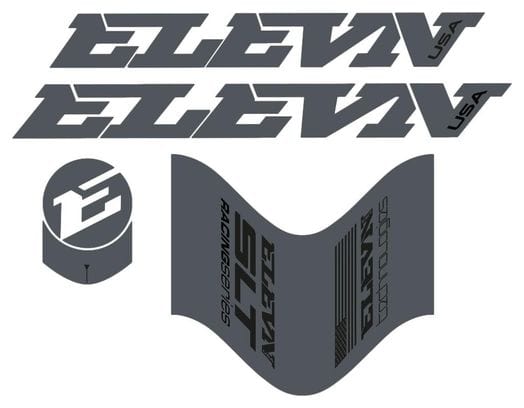 Stickers ELEVN 22.mm all cromo grey