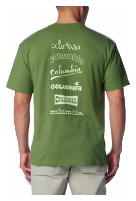 Columbia Burnt Lake Green Short Sleeve T-Shirt
