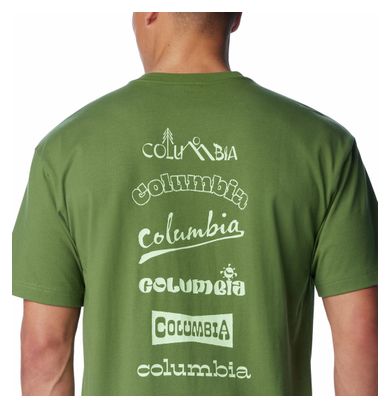 Columbia Burnt Lake Green Short Sleeve T-Shirt