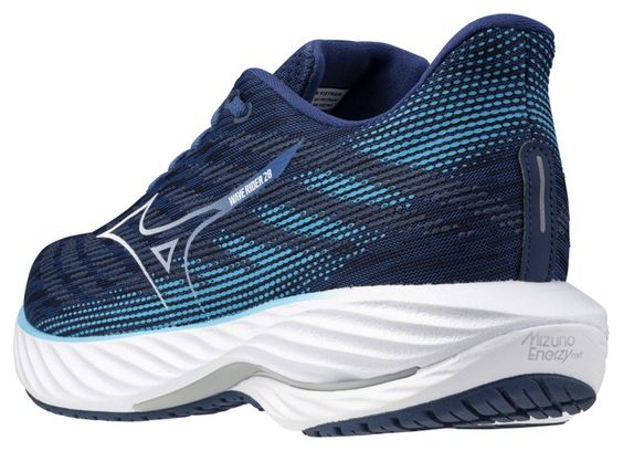 Chaussures Running Mizuno Wave Rider 28 Bleu Homme