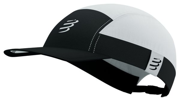 Casquette Compressport 5 Panel Light Cap Blanc/Noir
