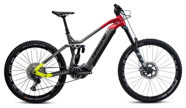 Haibike Nduro 7 MTB elettrica a sospensione totale Shimano SLX 12V 720 Wh MX (29/27,5'') Grigio/Rosso 2024