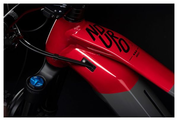 Haibike Nduro 7 MTB elettrica a sospensione totale Shimano SLX 12V 720 Wh MX (29/27,5'') Grigio/Rosso 2024