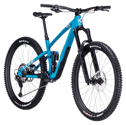 VTT Tout-Suspendu Cube Stereo One55 C:62 SLX Shimano XT 12V 29'' Bleu Bondi 2024