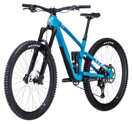 VTT Tout-Suspendu Cube Stereo One55 C:62 SLX Shimano XT 12V 29'' Bleu Bondi 2024