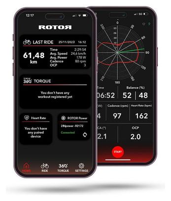 Étoile Capteur de Puissance Rotor INspider MTB BCD 100x4 pour Manivelles Rotor Kapic