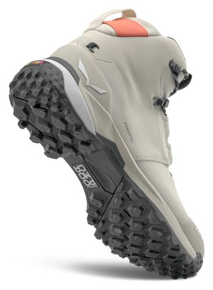 Zapatillas de senderismo para mujer Salewa Puez 2 Mid Powertex Beige