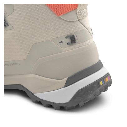 Zapatillas de senderismo para mujer Salewa Puez 2 Mid Powertex Beige