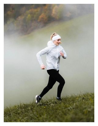 Veste Imperméable Compressport Hurricane Waterproof 10/10 Gris Femme