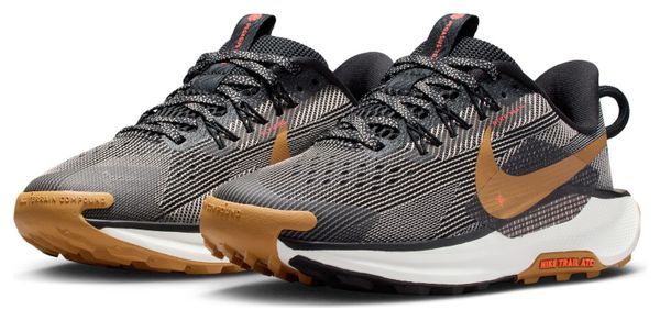 Nike Pegasus Trail 5 Trailschoenen Zwart/Bruin Kinderen