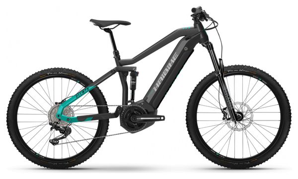 Haibike AllMtn 1 Shimano Deore 11V 630 Wh 29'' / 27,5'' Grigio antracite Turchese 2022