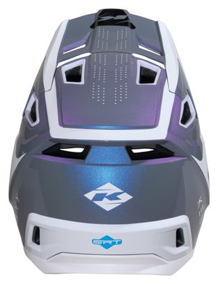 Kenny Prolight Graphic Team Diamond Casco integrale Viola/Bianco
