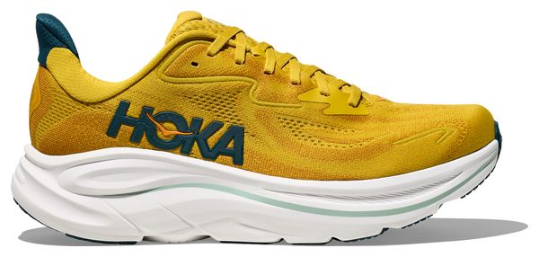 Hoka Clifton 10 Running Shoes for Men in Yellow/Blue