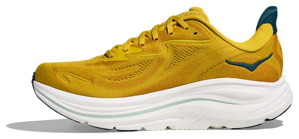 Hoka Clifton 10 Running Shoes for Men in Yellow/Blue