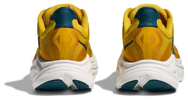 Hoka Clifton 10 Running Shoes for Men in Yellow/Blue