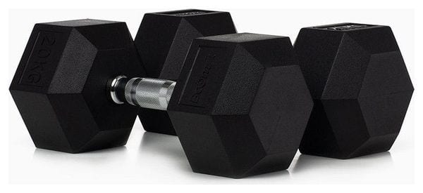 Haltères Hexagonaux 20Kg (Paire) - BOOMFIT