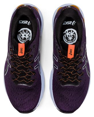 Asics Gel Nimbus 24 TR Running Shoes Black Orange Women's