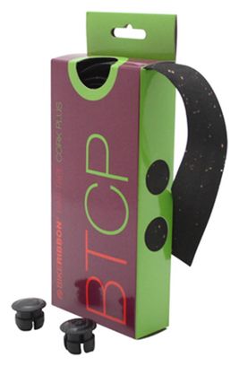 Lenkerband Bike Ribbon cork plus schwarz mit Bindeband