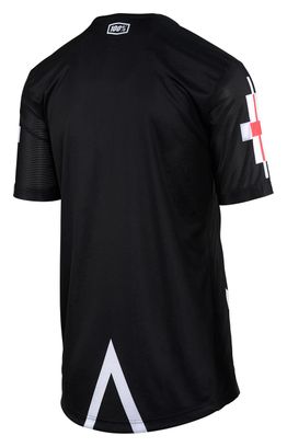 Jersey Jerónimo de mangas cortas Airmatic 100% negro blanco