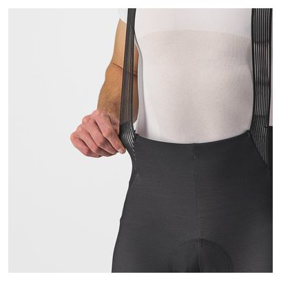 Culotte con tirantes Castelli Semifreddo Negro